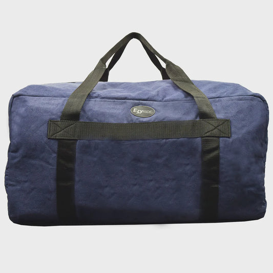 Large navy Ezy Ride lined canvas bag 72cm x 43cm x 43cm