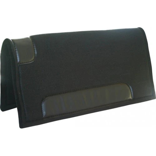 Koda Black Felt 1-inch western saddle pad measuring 38x36 for horse comfort and pressure relief.