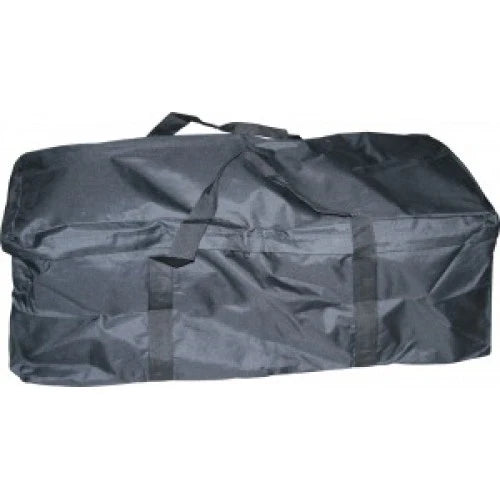 Nylon hay bale bag for square bales with reinforced construction for easy transport and carrying of hay.