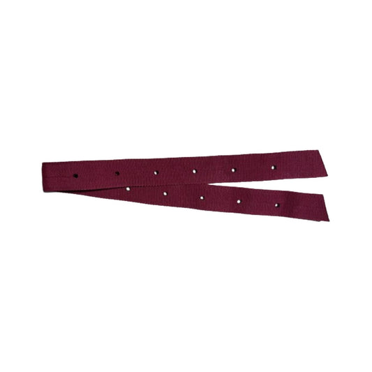 Raspberry 1¾ x 39 inch offside billet saddle strap made from durable webbing for secure saddle attachment.