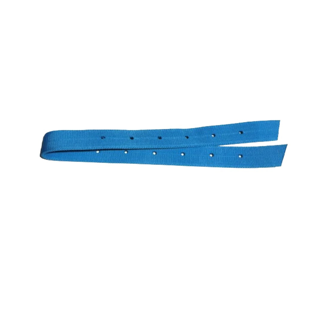 Teal 1¾ x 39 inch offside billet saddle strap made from durable webbing for secure saddle attachment and everyday use.