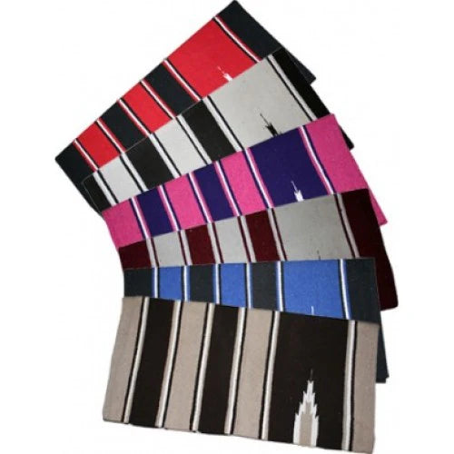 30x60 woven western saddle blanket made from durable acrylic for saddle protection and riding comfort.