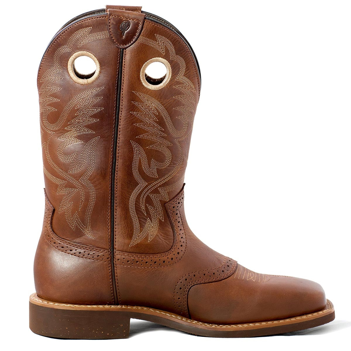 Harold Peel Western Mens Square Toe Boot